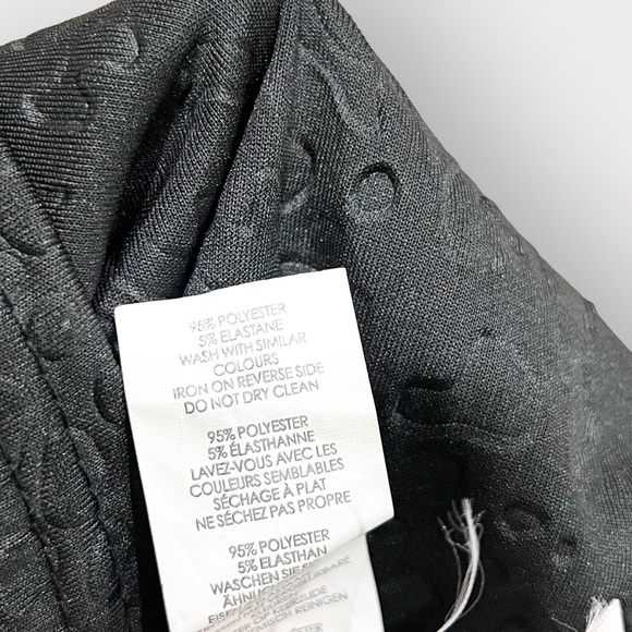 Nwt BOOHOO Black Textured Midi Dress (Sz 8) - Picture 4 of 6